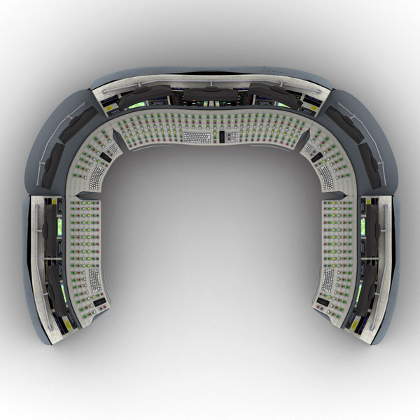 3d model of control room desk - Control Room by mzubak